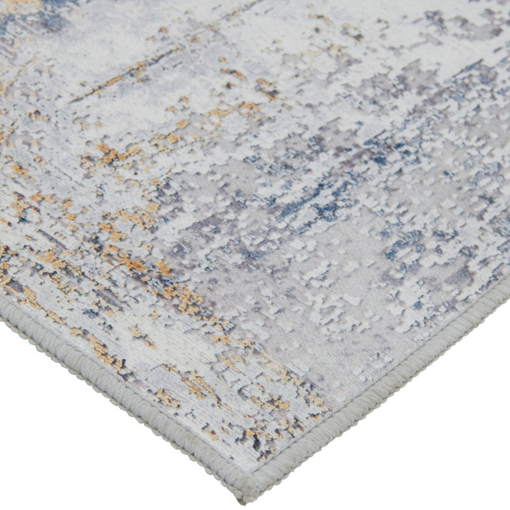 Thumbnail - Novel Vintage-Teppich Leo, Grau, Textil, Vintage, rechteckig, 130x190 cm, Oeko-Tex® Standard 100, rutschfest, waschbar, ...