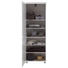 GARDEROBENSCHRANK Hochglanz, lackiert Chromfarben, Weiß - Chromfarben/Weiß, Design, Holzwerkstoff/Metall (65/197/40cm) - Xora GARDEROBENSCHRANK Hochglanz, lackiert Chromfarben, Weiß - Chromfarben/Weiß, Design, Holzwerkstoff/Metall (65/197/40cm) - Xora