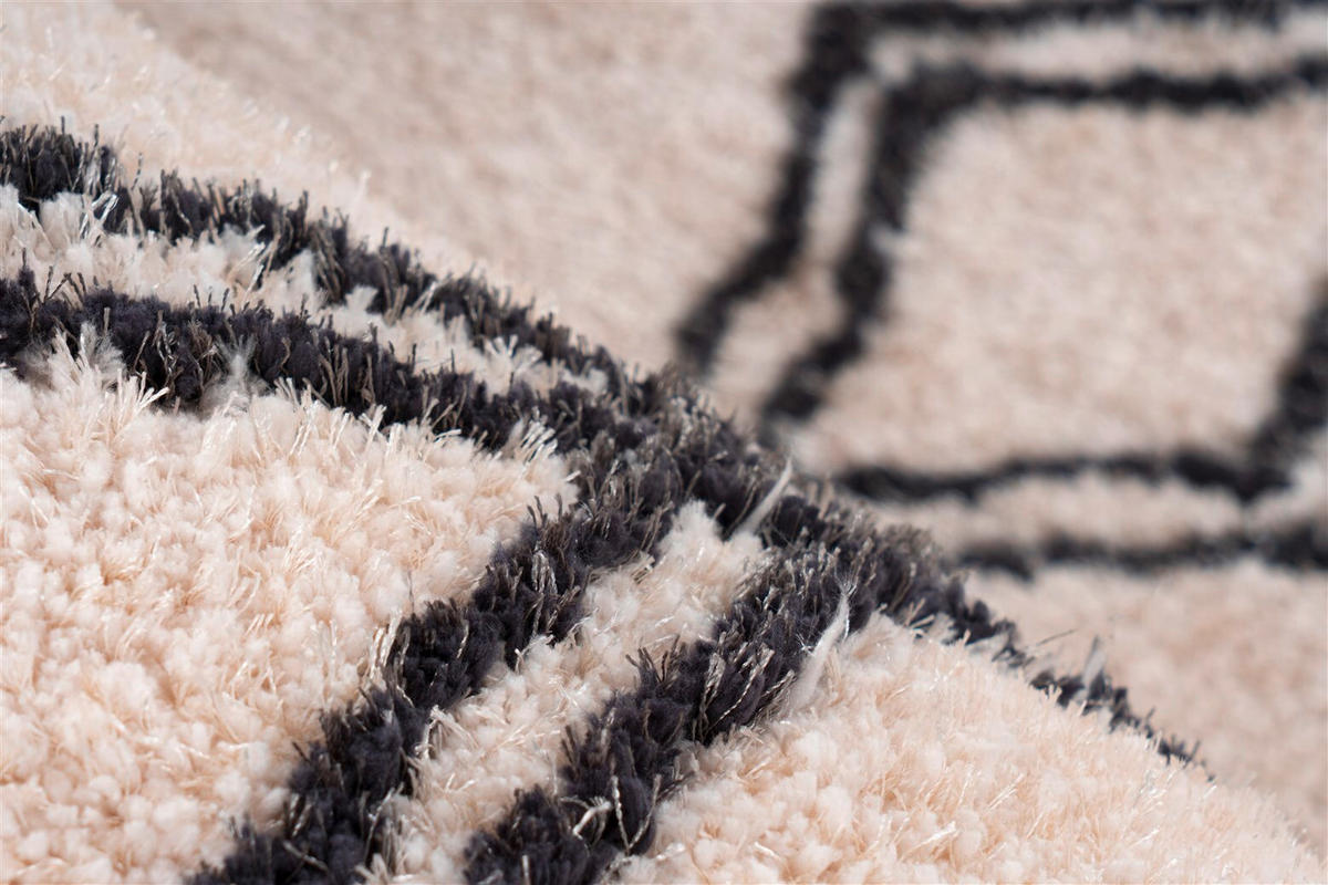 HOCHFLORTEPPICH 200/290 cm Orlando 125 Elfenbein Creme  - Creme, KONVENTIONELL, Textil (200/290cm)