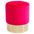 HOCKER in Textil Pink - Pink/Goldfarben, Trend, Textil/Metall (35/42/35cm) HOCKER in Textil Pink - Pink/Goldfarben, Trend, Textil/Metall (35/42/35cm)