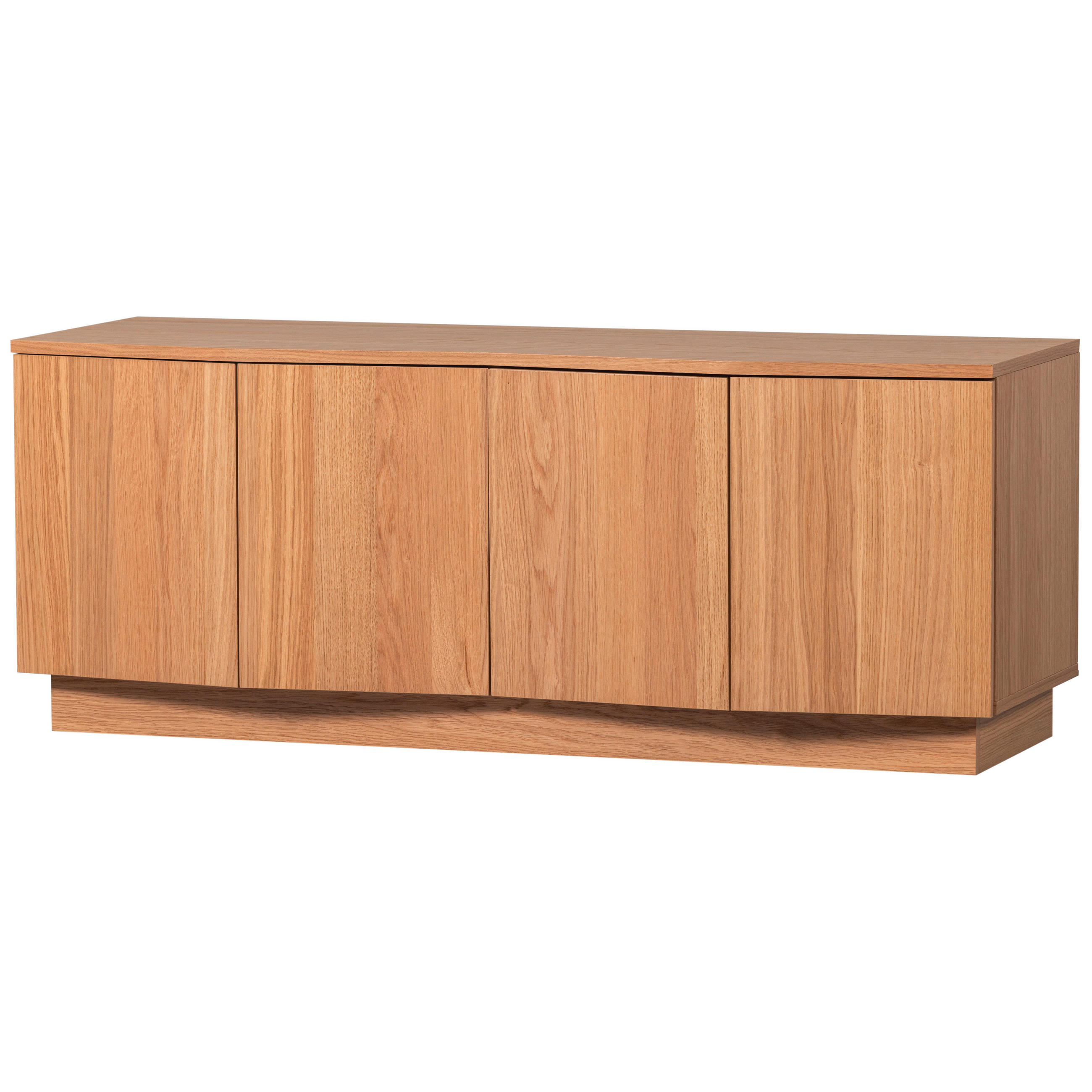 LOWBOARD Zuma  in 133/52/45 cm  - Eichefarben, Design, Holz (133/52/45cm) - Livetastic