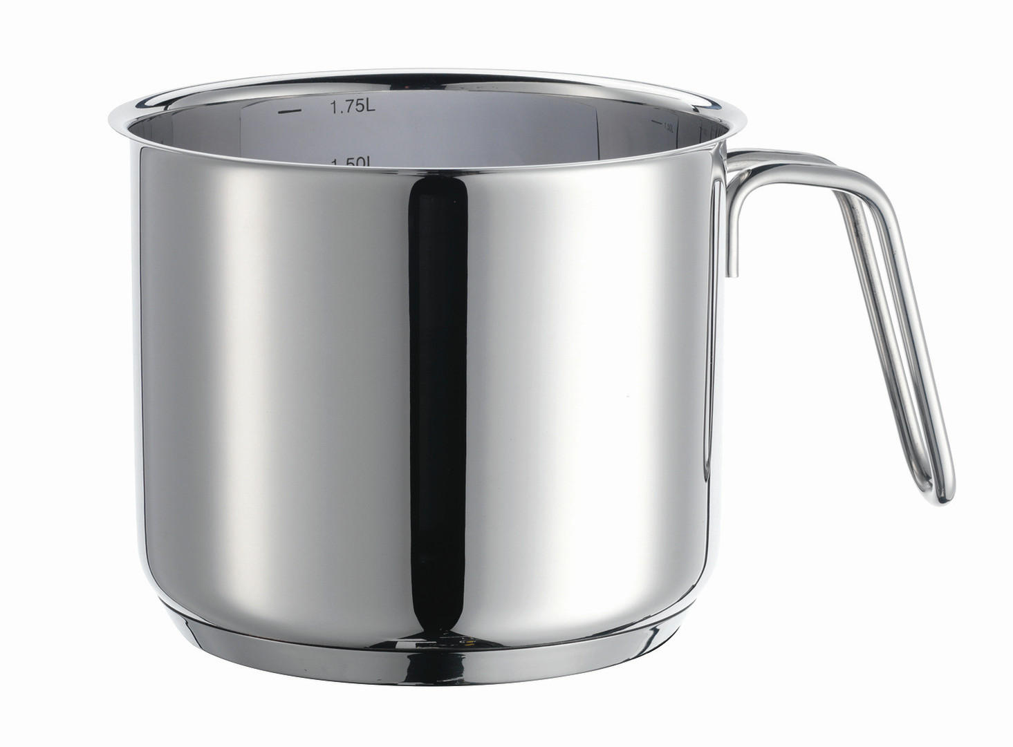 MILCHTOPF Varuna 1,9 L  - Silberfarben, Basics, Metall (15/12/21cm) - Mäser