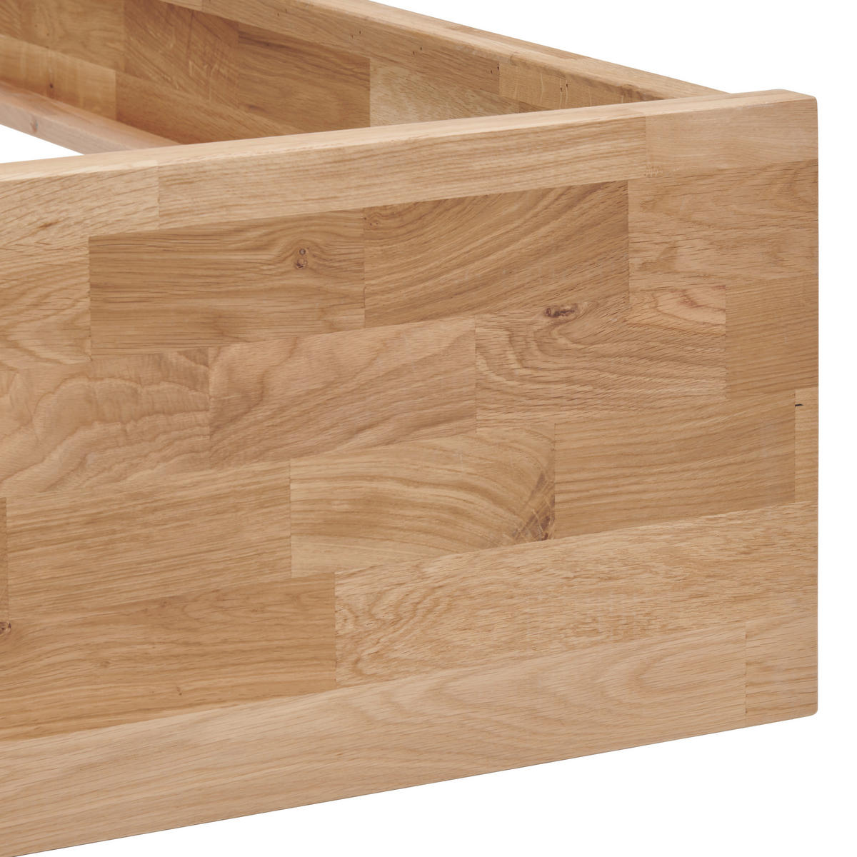 BETT 200/200 cm  in Wildeiche  - Wildeiche, Natur, Holz (200/200cm) - MID.YOU