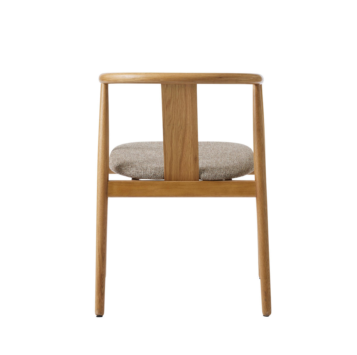 ARMLEHNSTUHL  in Webstoff  - Eichefarben/Naturfarben, Basics, Holz/Textil (59/76,6/52cm) - Boxxx
