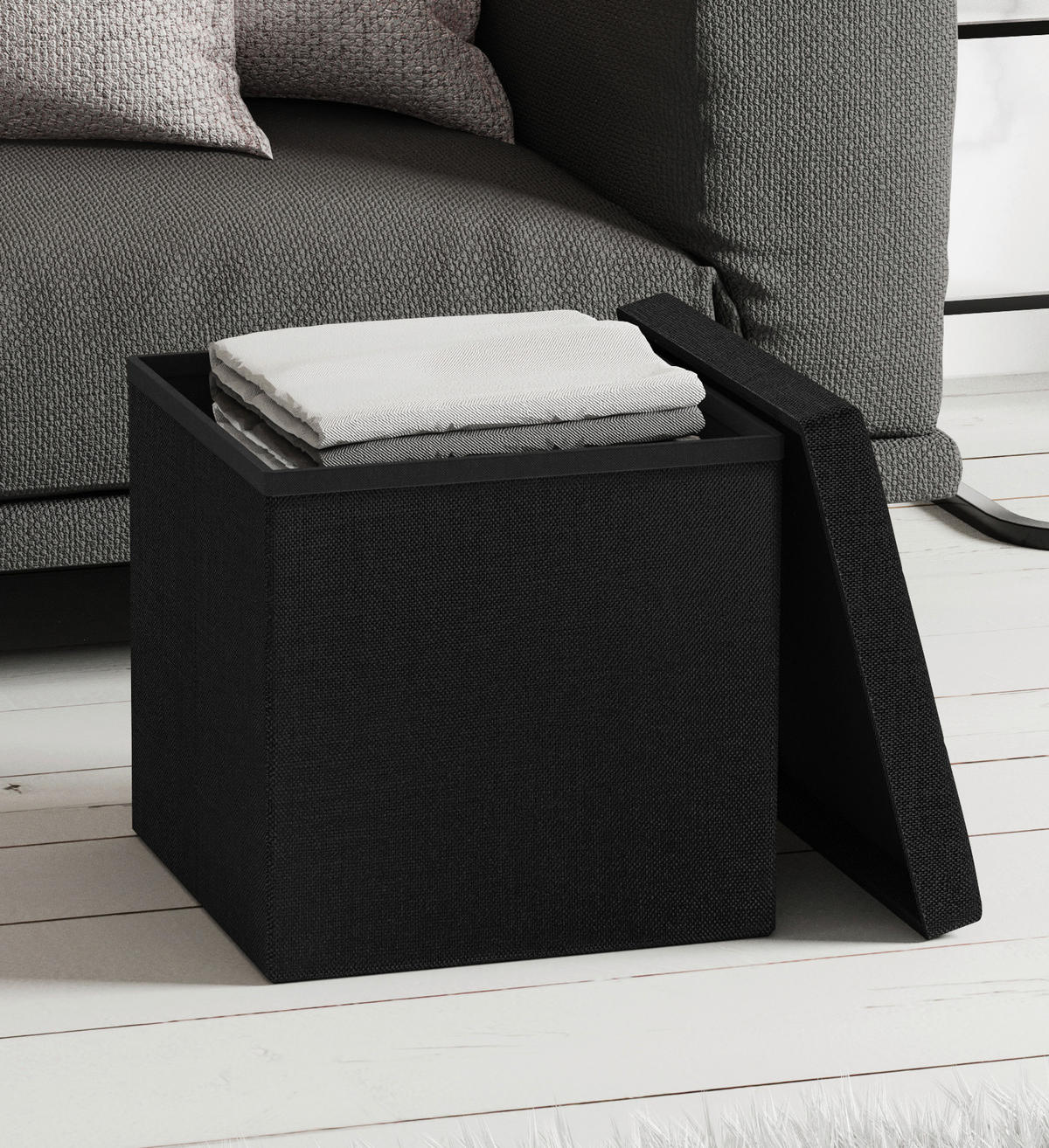 SITZBOX  - Anthrazit, Basics, Kunststoff (38/38/38cm) - MID.YOU