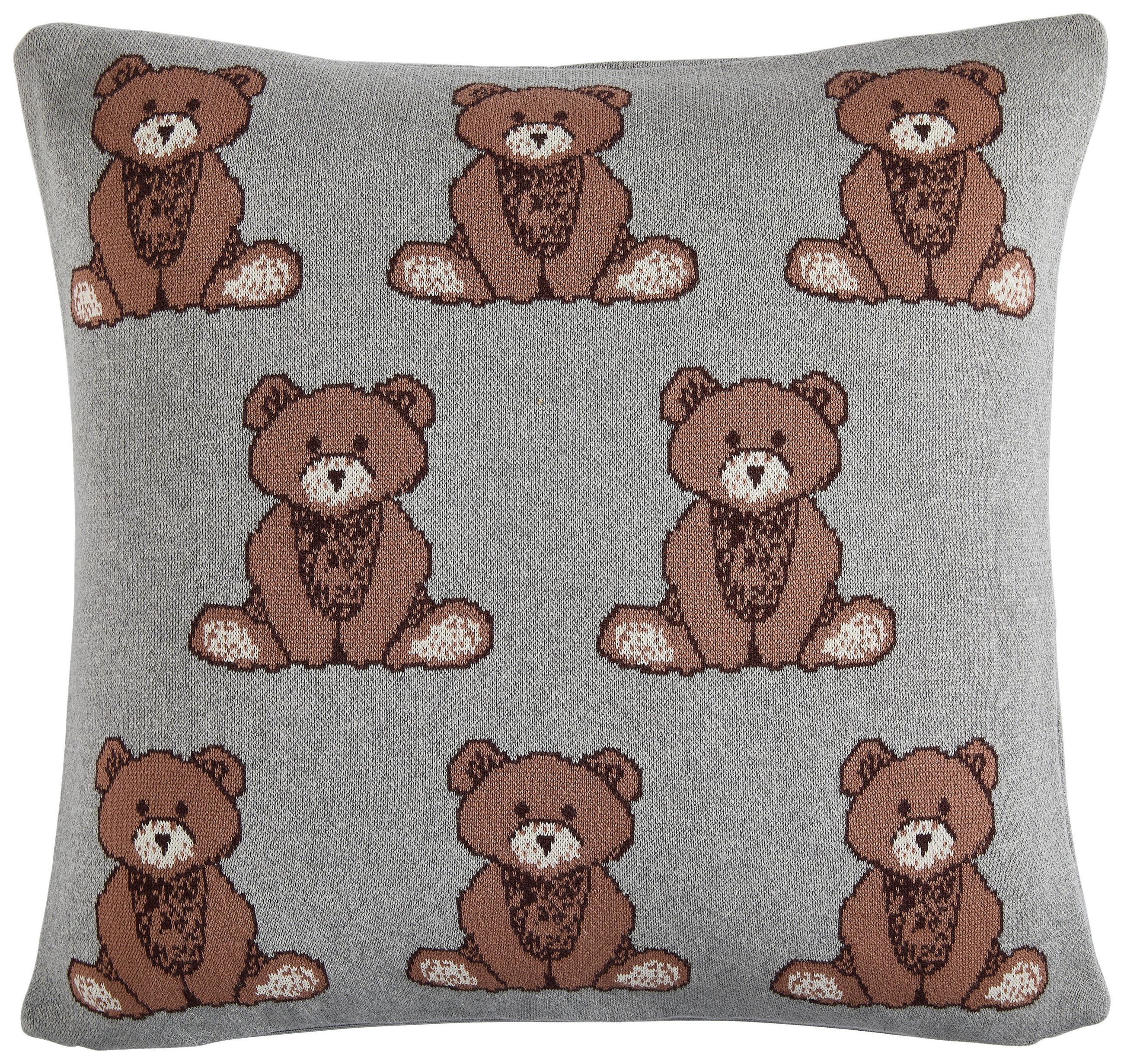 DÍSZPÁRNA 50/50 cm  - barna/szürke, textil (50/50cm) - X-Mas