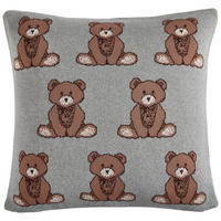 ZIERKISSEN 50/50 cm  - Braun/Grau, Textil (50/50cm) - X-Mas