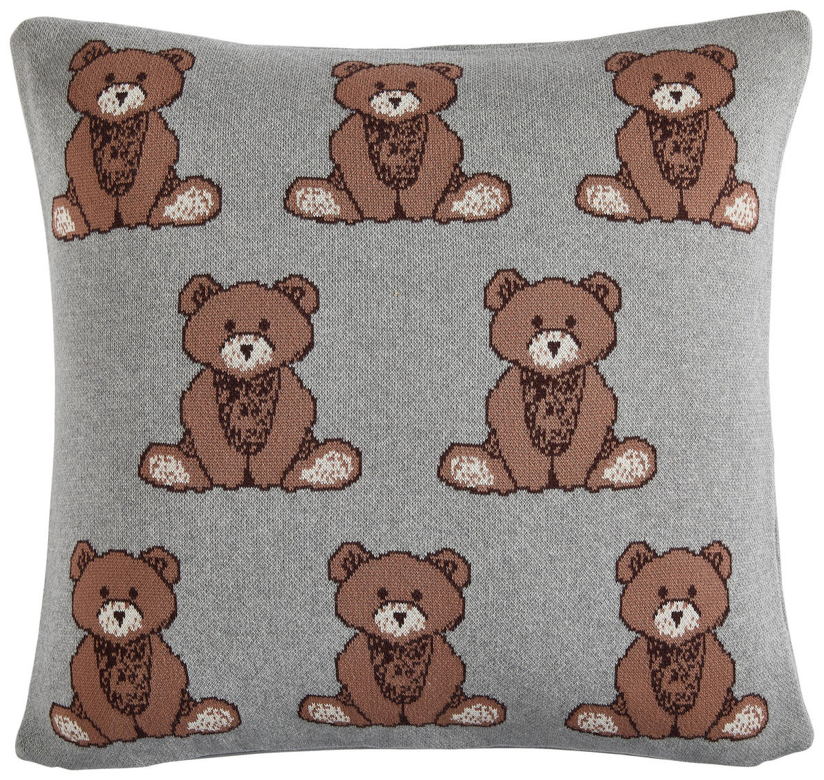 ZIERKISSEN 50/50 cm  - Braun/Grau, Textil (50/50cm) - X-Mas