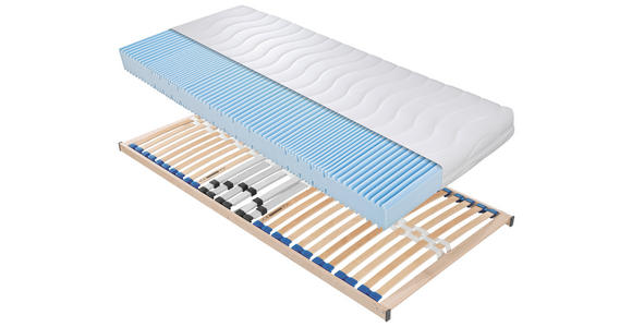 MATRATZENSET 90/200 cm - Birkefarben, Basics, Holz (90/200cm) - Sleeptex
