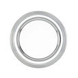 LED-DECKENLEUCHTE 45/6 cm   - Chromfarben/Transparent, Design, Kunststoff/Metall (45/6cm) - Novel