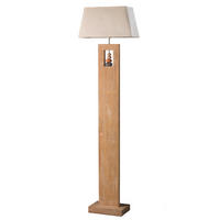 STEHLEUCHTE 45/23/170 cm    - Beige, Natur, Holz/Textil (45/23/170cm)
