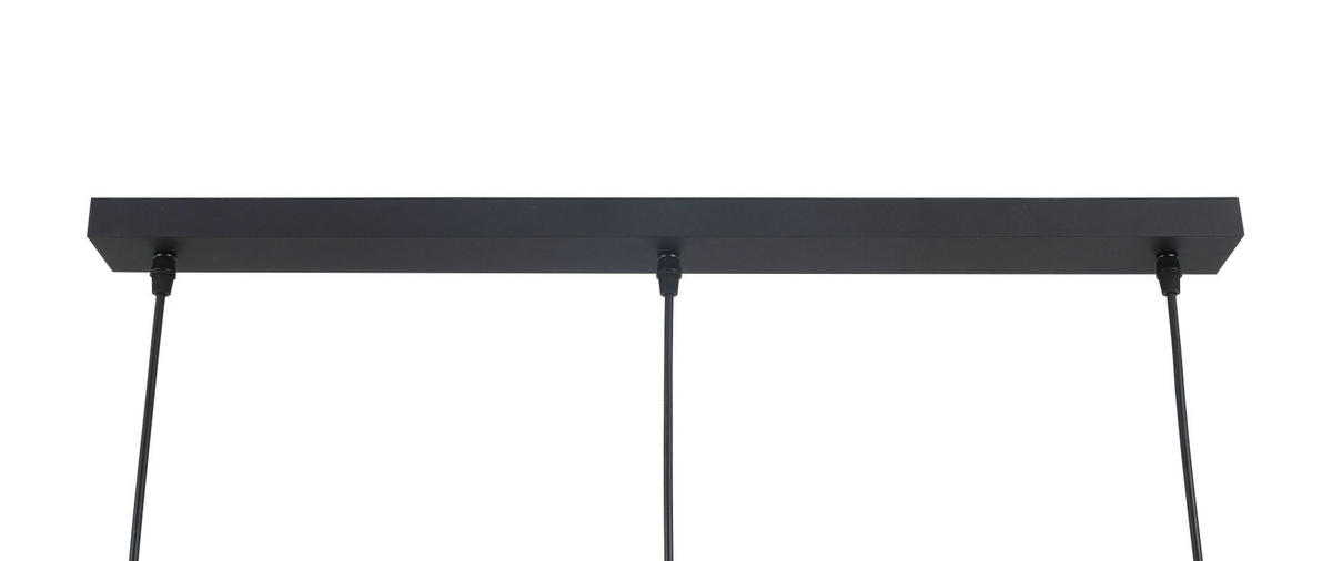 HÄNGELEUCHTE 80/18/120 cm  - Schwarz, Trend, Metall (80/18/120cm) - Marama