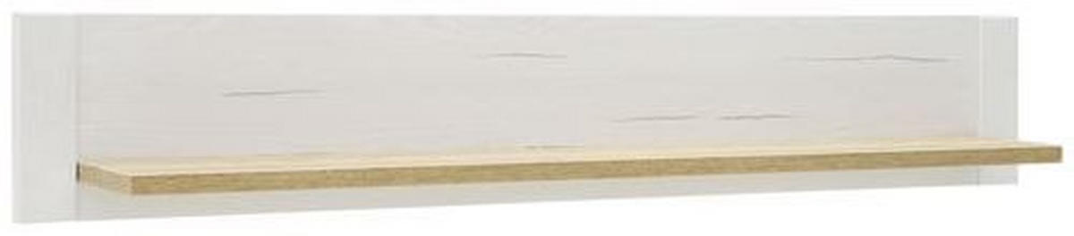 WANDBOARD in 150/25/22 cm Eichefarben, Pinienfarben  - Eichefarben/Pinienfarben, Lifestyle, Holzwerkstoff (150/25/22cm) - Livetastic