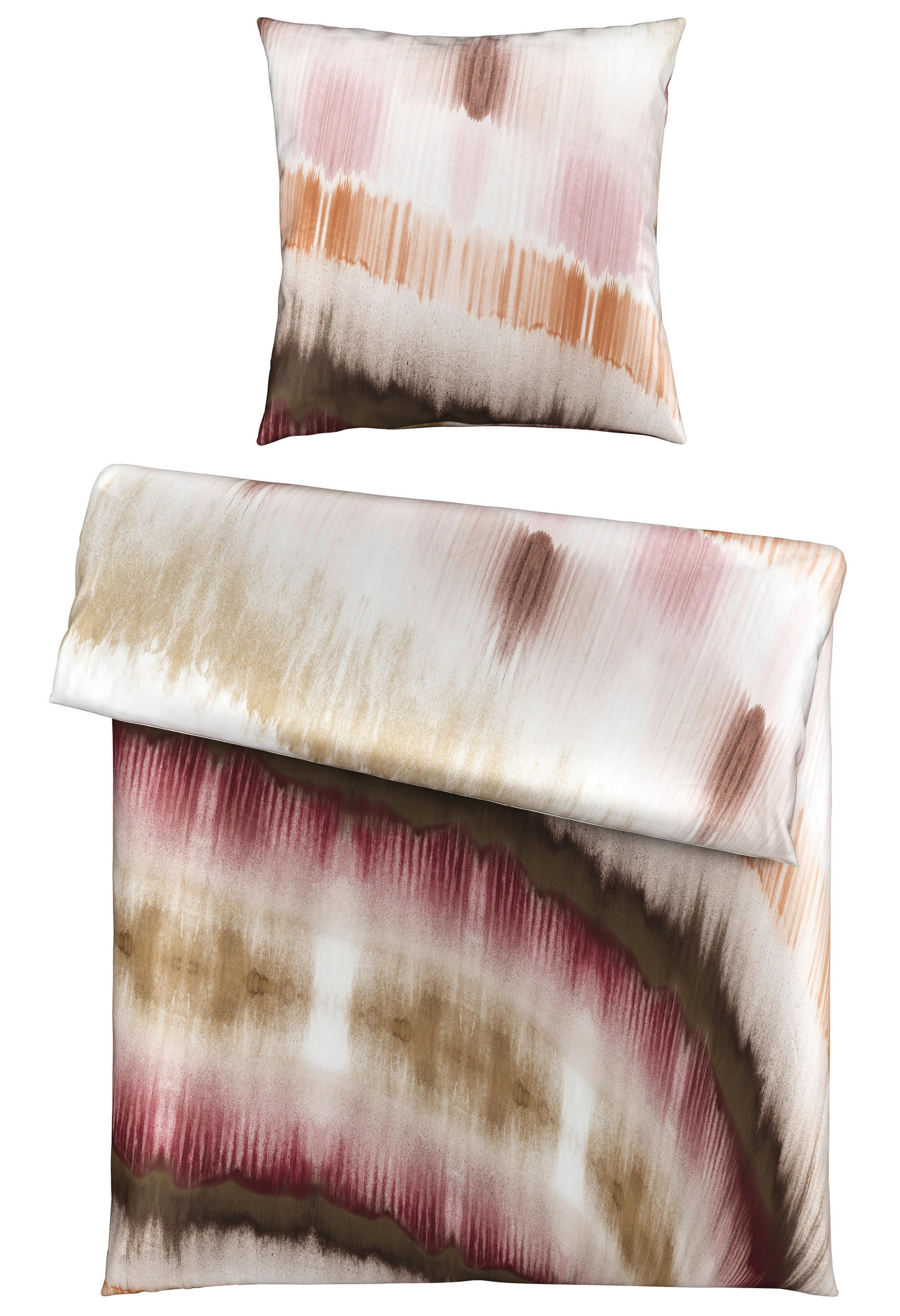 BETTWÄSCHE Satin 135/200 cm  - Cappuccino, KONVENTIONELL, Textil (135/200cm) - Novel