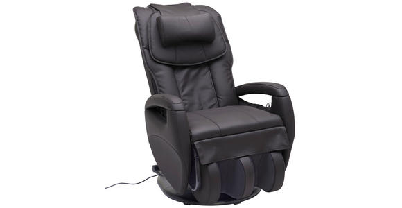 MASSAGESESSEL in Lederlook Grau, Schlammfarben  - Schlammfarben/Grau, Design, Textil (80/117/114cm) - Cantus