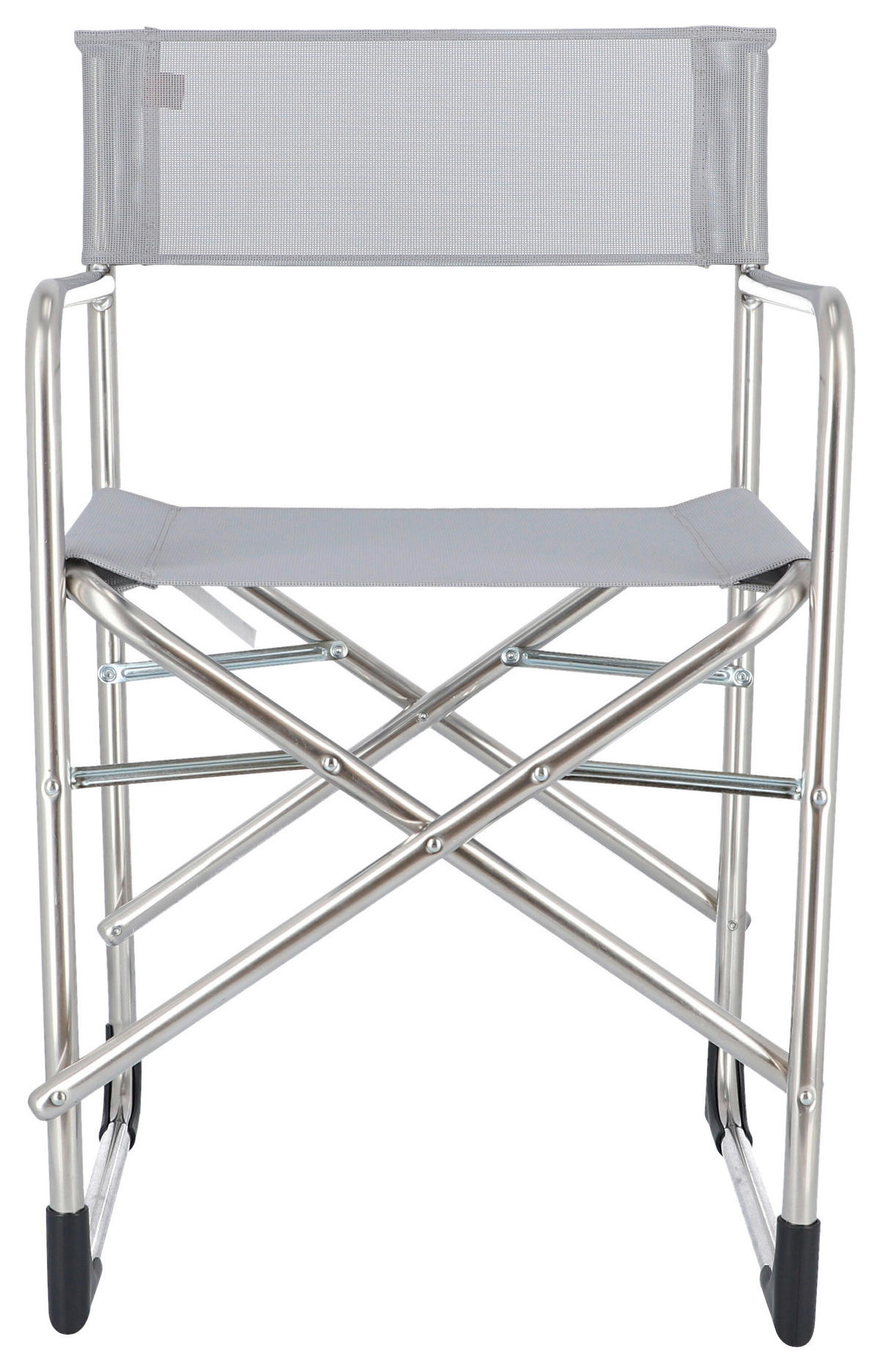 REGIESTUHL Aluminium Grau, Alufarben  - Alufarben/Grau, Design, Textil/Metall (51/83/44cm) - FIAM