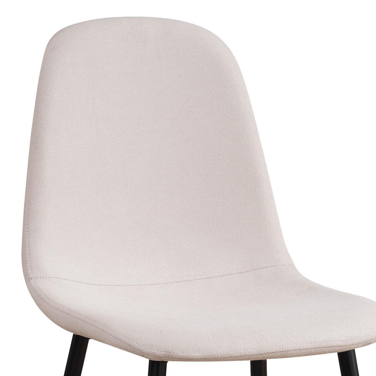 ŽIDLE, krémová - černá/krémová, Basics, kov/textil (43/85/54cm) - P & B