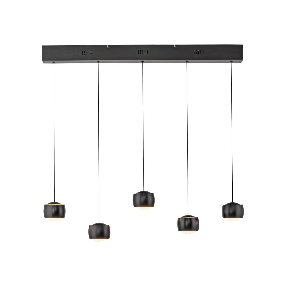 LED-HÄNGELEUCHTE 110/10/220 cm   - Schwarz, Design, Kunststoff/Metall (110/10/220cm)