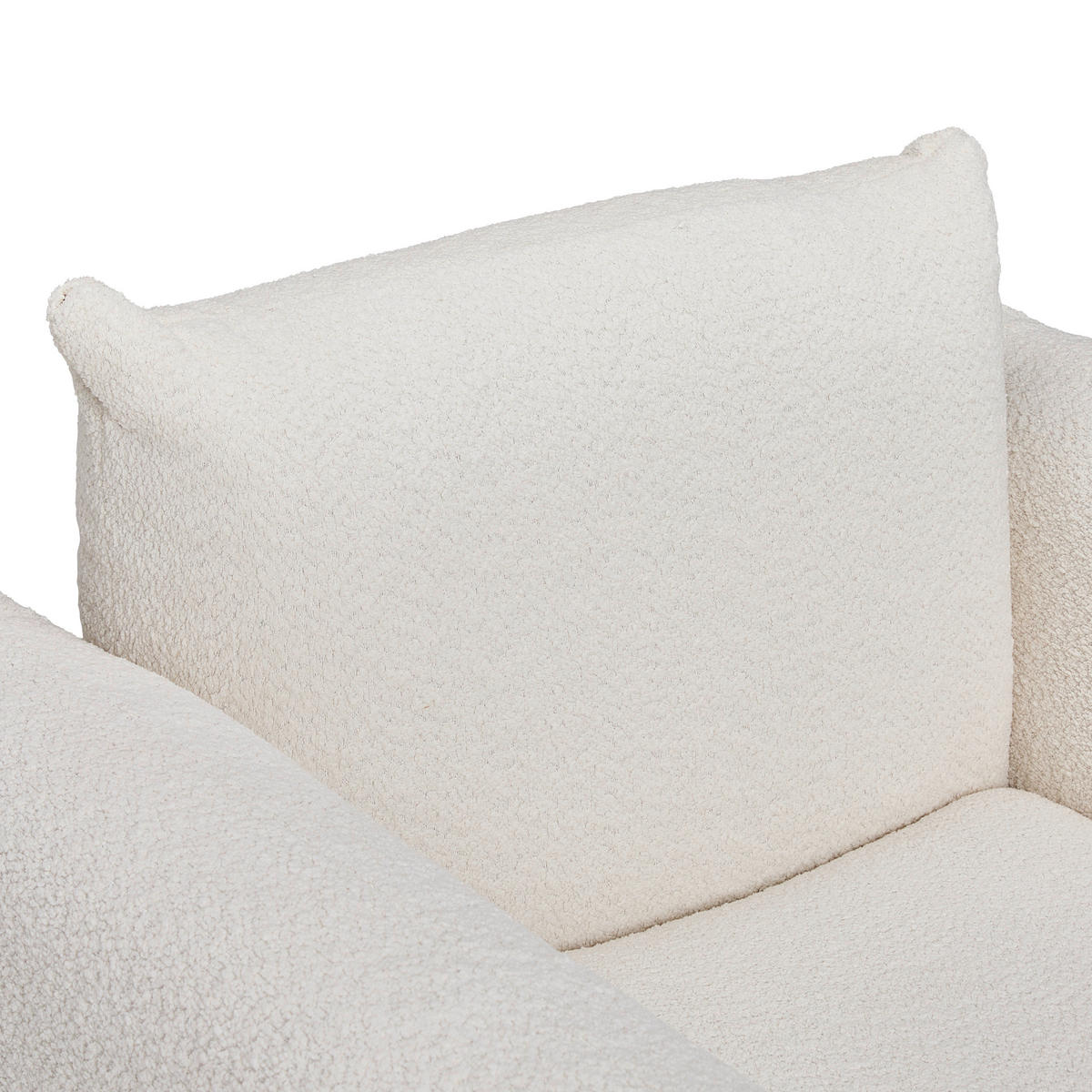 SEDACIA ZOSTAVA, textil, biela - biela/strieborná, Trend, kov/textil (218/103/75/87cm) - Livetastic