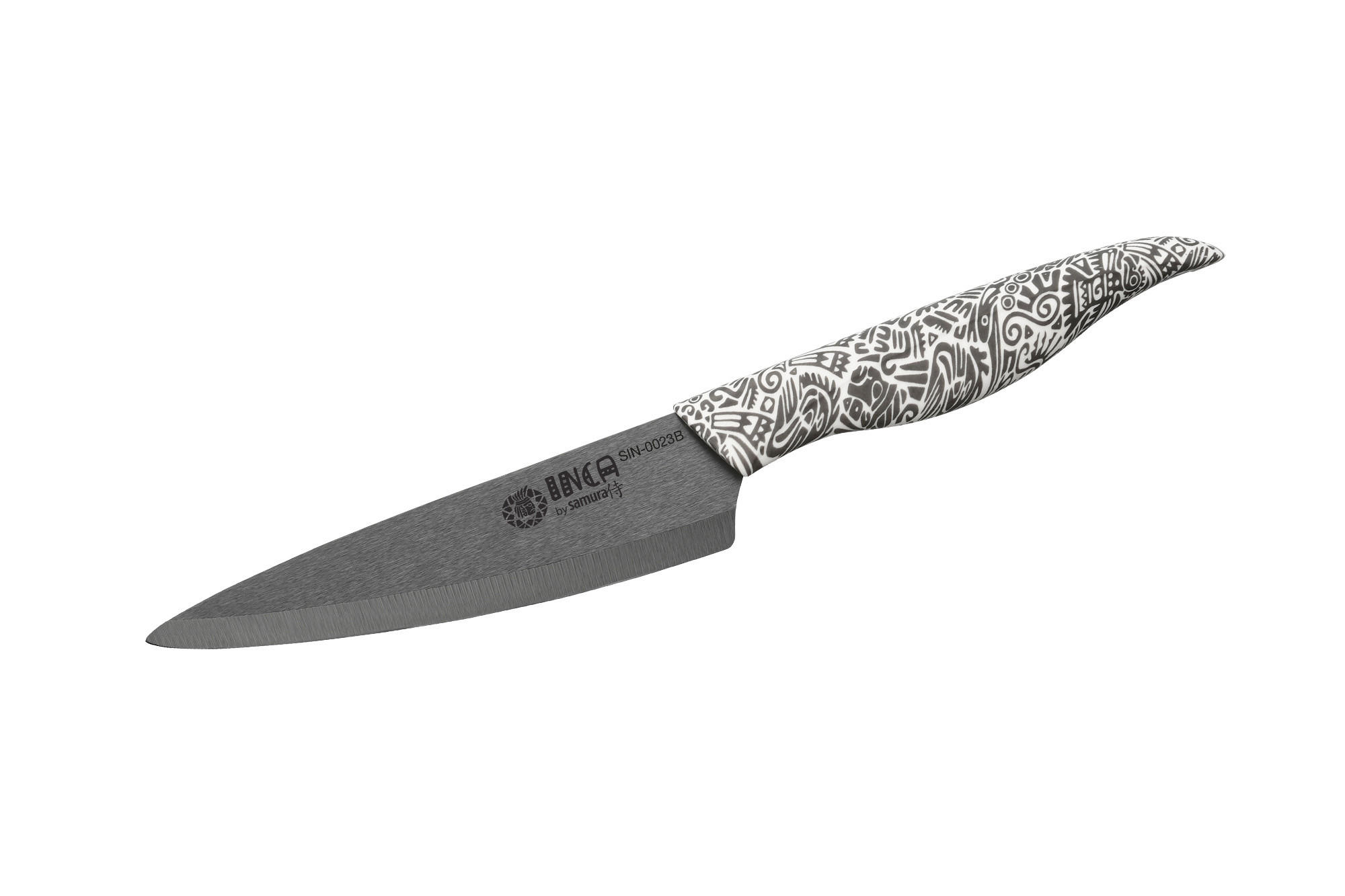 UNIVERZALNI NOŽ  INCA 30,3/3,8/2 cm            - črna/bela, Basics, tekstil/keramika (30,3/3,8/2cm) - Samura