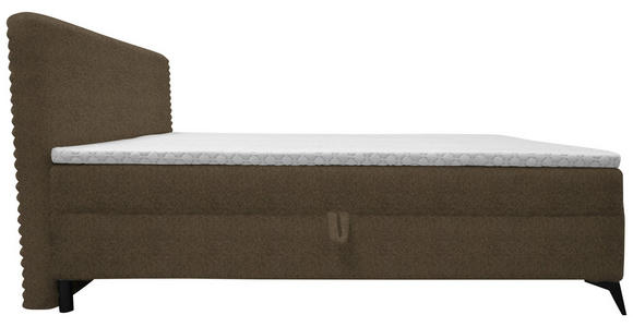 BOXBETT 180/200 cm in Braun - Schwarz/Braun, Design, Holz/Holzwerkstoff (180/200cm) - Xora