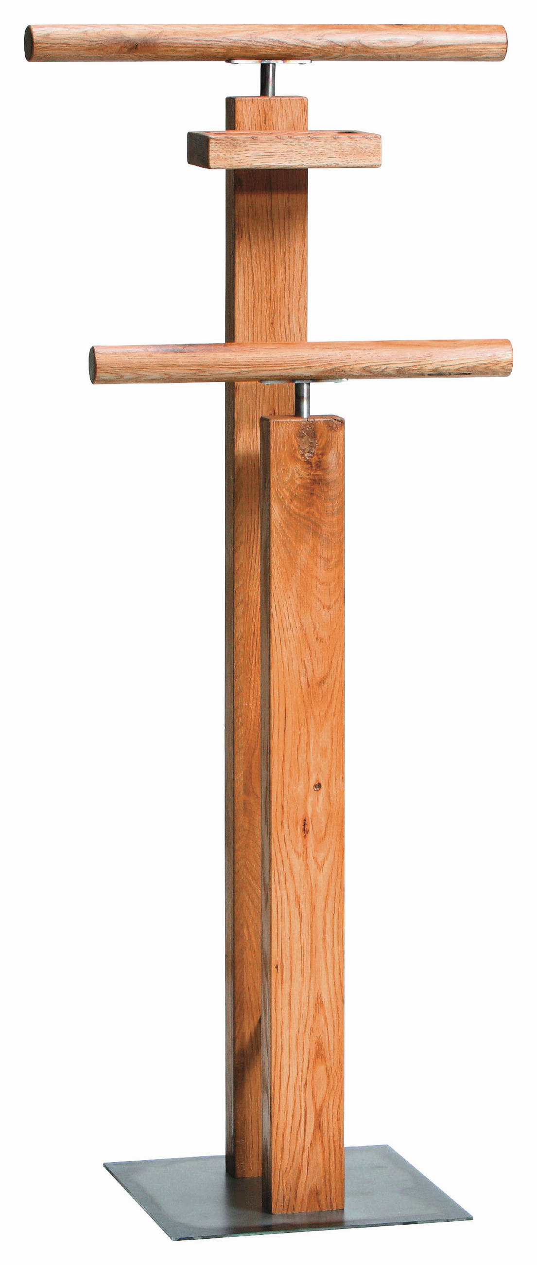 HERRENDIENER Eichefarben  - Eichefarben, KONVENTIONELL, Holz/Metall (45/107/28cm) - Hasena