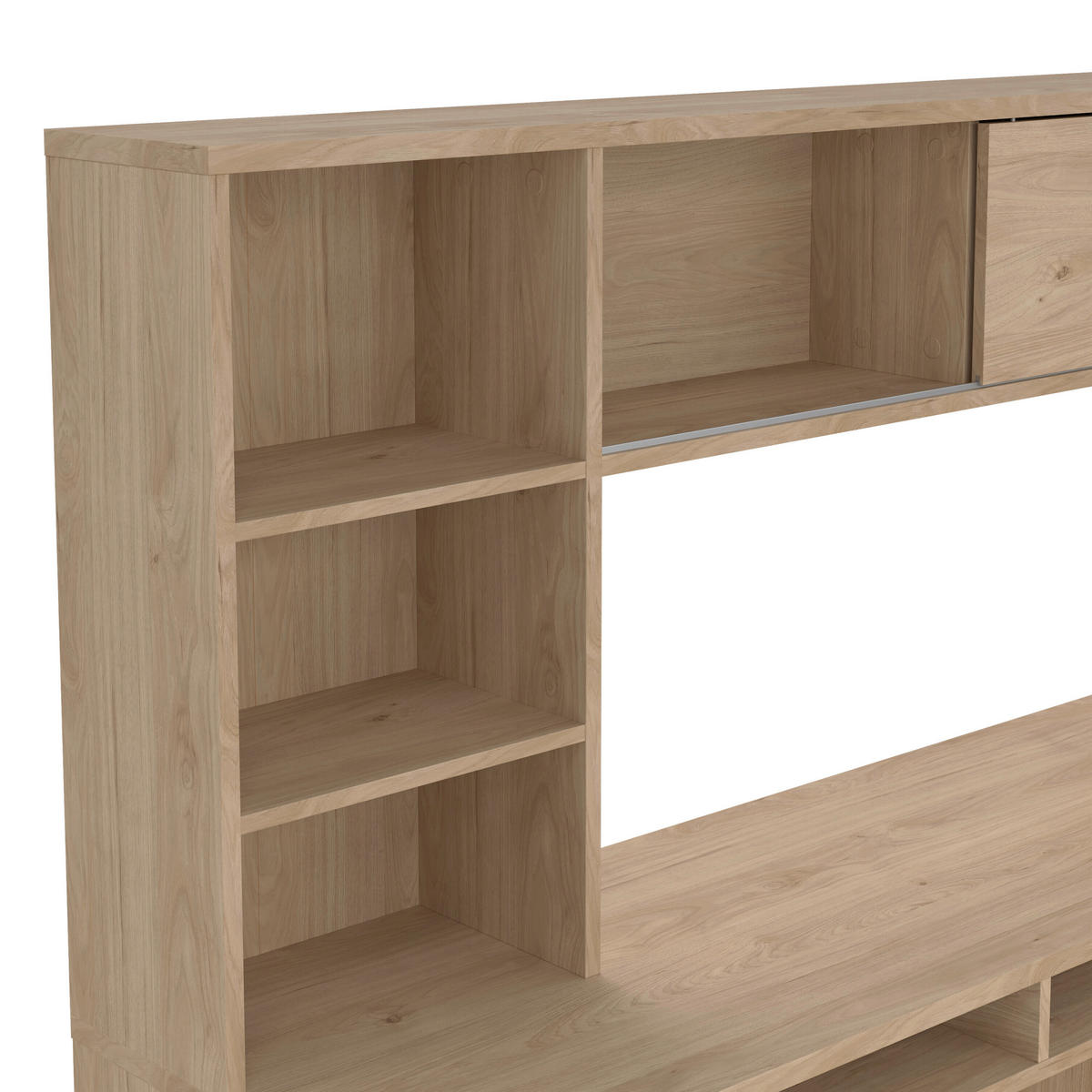 SCHREIBTISCH 149/48,2/156,2 cm  in Eichefarben  - Eichefarben, MODERN, Holzwerkstoff (149/48,2/156,2cm) - MID.YOU