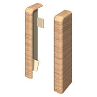SOCKELLEISTENENDSTÜCK Braun, Buchefarben  - Buchefarben/Braun, KONVENTIONELL, Kunststoff (2.2/2.2/5.9cm) - Egger Holzwerkstoffe
