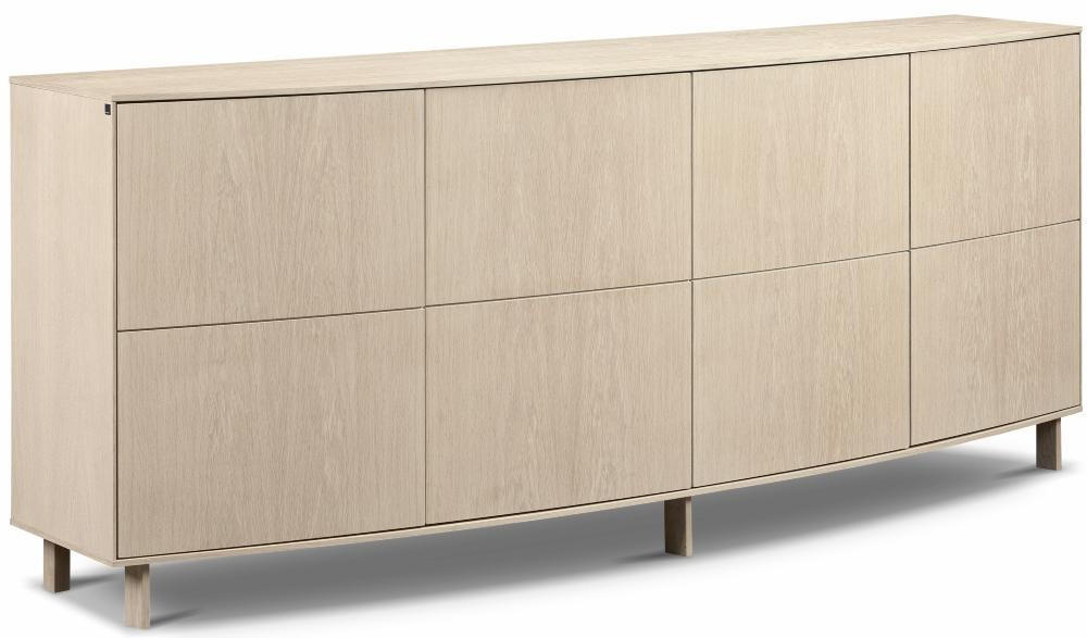 SIDEBOARD  197/80/46 cm 2 låda(or)  - ek Bianco, Design, trä (197/80/46cm) - Skovby