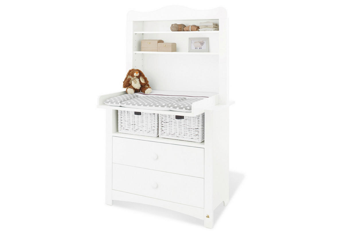 BABYZIMMER PINOLINO FLORENTINA  - Weiß, Trend, Holz/Holzwerkstoff - Pinolino