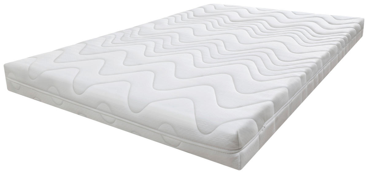 Kindermatzratze Komfort Med 120/200 cm  - Weiss, Modern, Textil (120/200cm) - MID.YOU