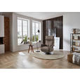 RELAXSESSEL in Leder Fango  - Edelstahlfarben/Fango, Design, Leder/Metall (78/112/85cm) - Cantus
