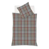 BETTWÄSCHE Lech Flanell 240/220 cm  - Beige/Rot, Design, Textil (240/220cm) - Fleuresse