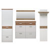 GARDEROBE 4-teilig  in 270/200/32 cm  - Eichefarben/Weiß, Design, Holz/Holzwerkstoff (270/200/32cm) - Dieter Knoll