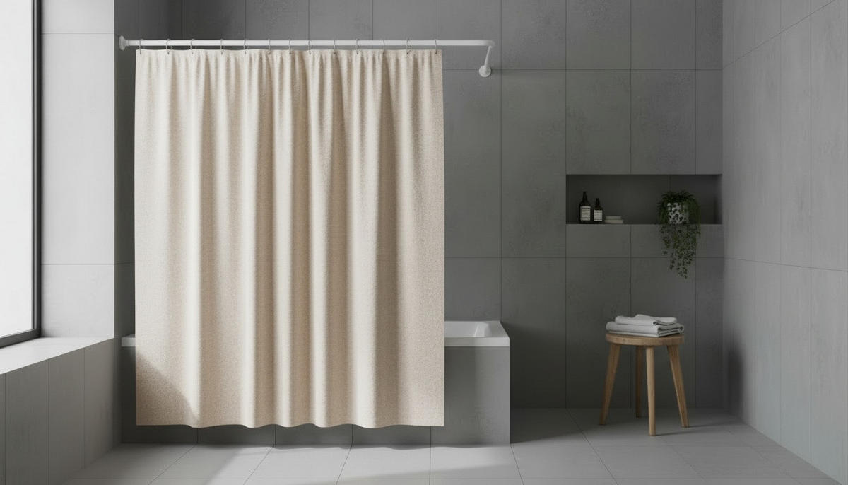 DUSCHVORHANGSTANGE 95 cm  - Weiß, Basics, Metall (95cm) - MSV