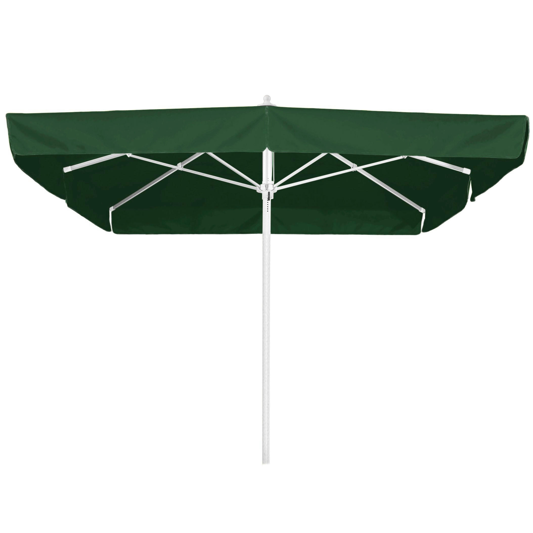 SONNENSCHIRM 300 cm Dunkelgrün  - Dunkelgrün/Silberfarben, Basics, Textil/Metall (300/295/300cm) - Schneider