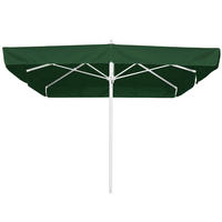 SONNENSCHIRM 300 cm Dunkelgrün  - Dunkelgrün/Silberfarben, Basics, Textil/Metall (300/295/300cm) - Schneider