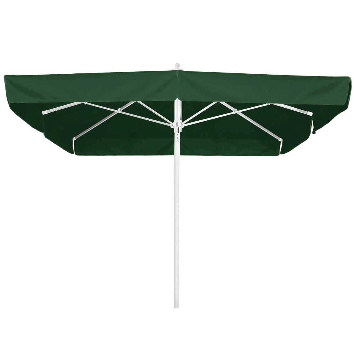 SONNENSCHIRM 300 cm Dunkelgrün  - Dunkelgrün/Silberfarben, Basics, Textil/Metall (300/295/300cm) - Schneider