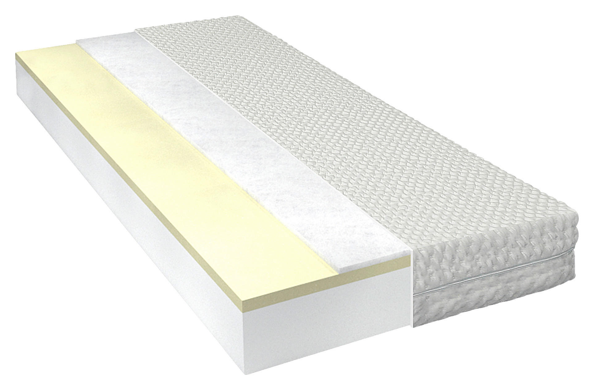 MATRACE, 90/200 cm - bílá, Basics (90/200cm) - Materasso