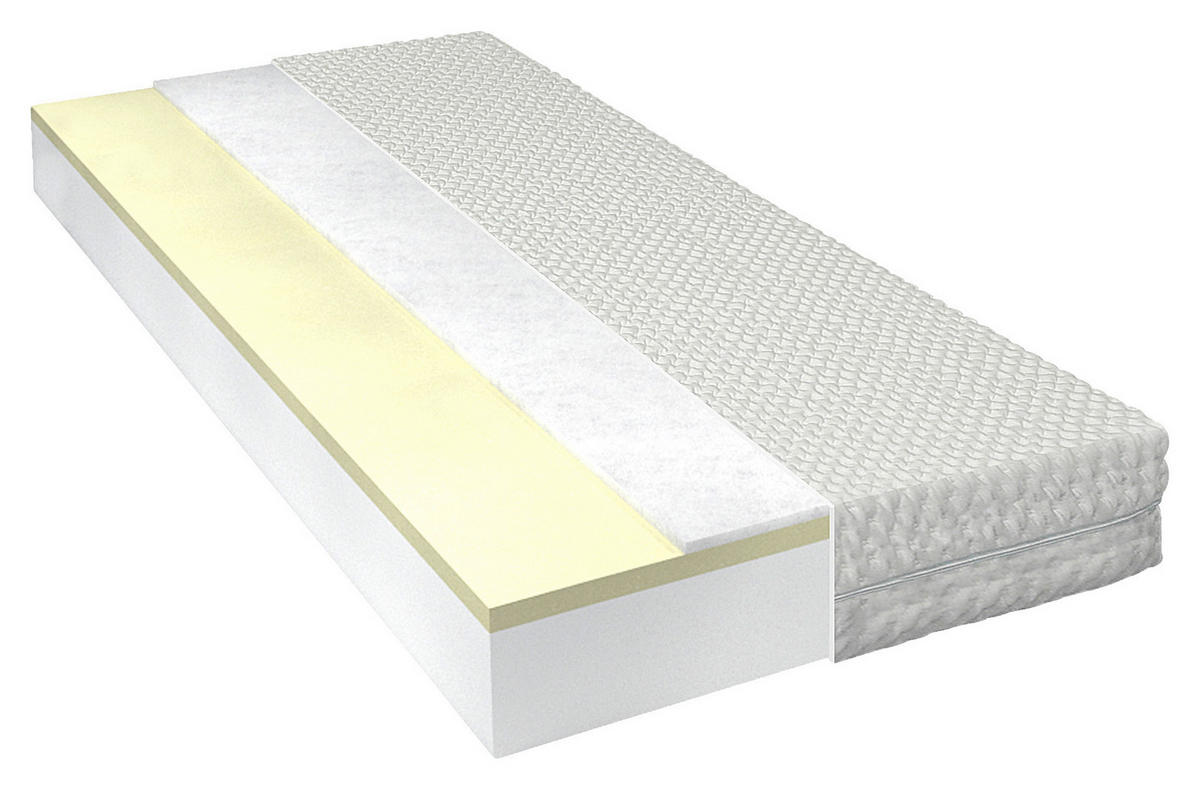 MATRACE, 90/200 cm - bílá, Basics (90/200cm) - Materasso
