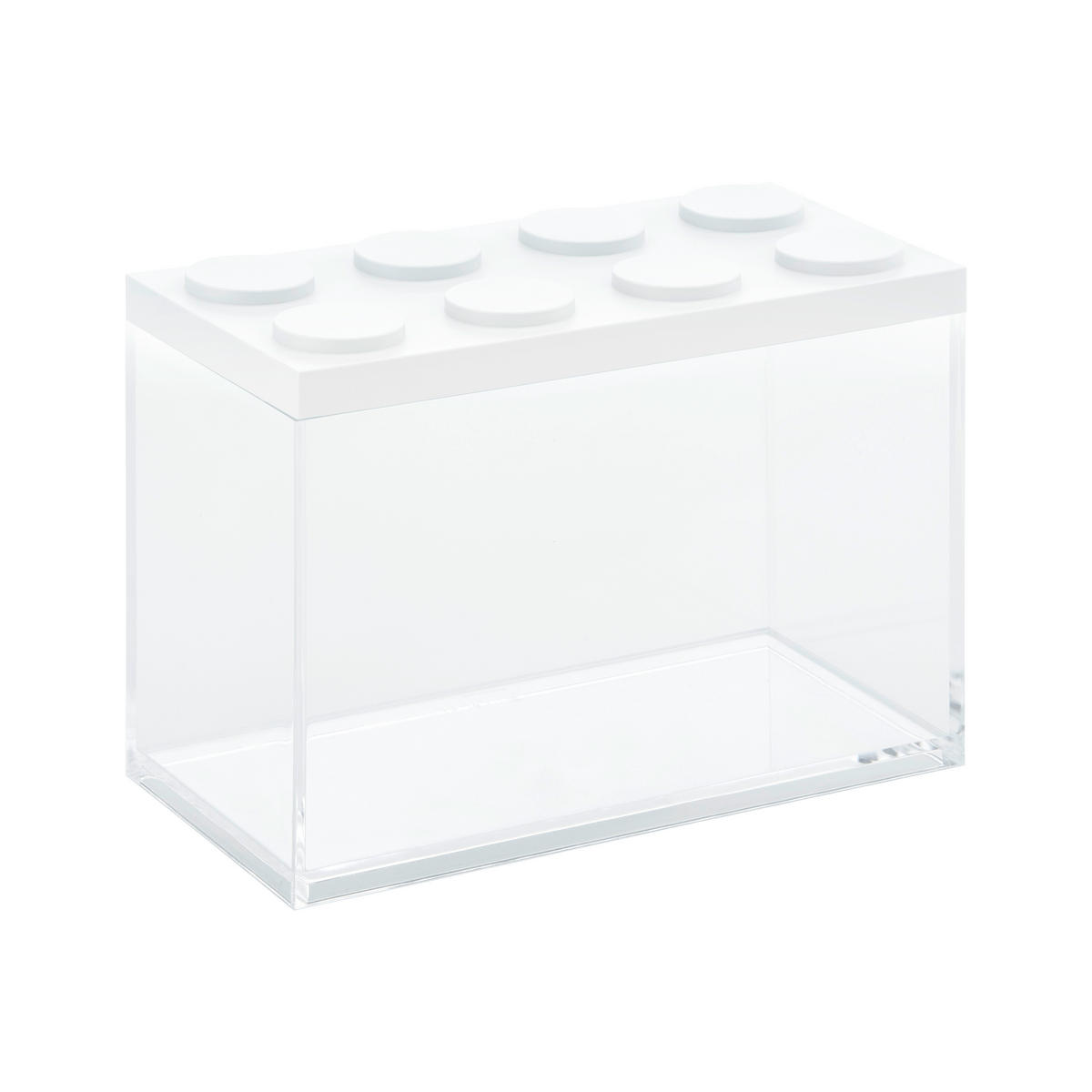VORRATSDOSE 2 L  - Transparent/Weiß, Kunststoff (10/20/15,5cm)