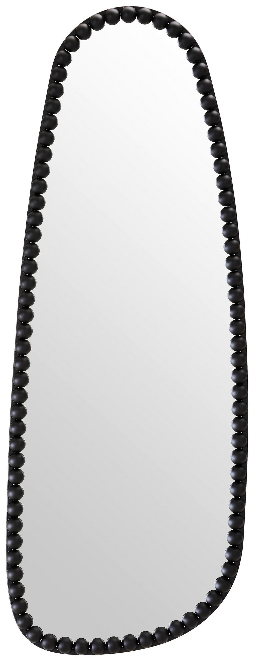 WANDSPIEGEL 45/120/2,5 cm    in Freiform  - Schwarz, LIFESTYLE, Glas/Metall (45/120/2,5cm) - Novel