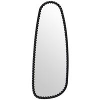 WANDSPIEGEL 45/120/2,5 cm    in Freiform  - Schwarz, LIFESTYLE, Glas/Metall (45/120/2,5cm) - Novel