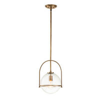 VISEČA SVETILKA  Elstead Somerset      28.9/50.3 cm      E27 - barve medenine, Design, kovina/steklo (28.9/50.3cm) - Elstead Lighting
