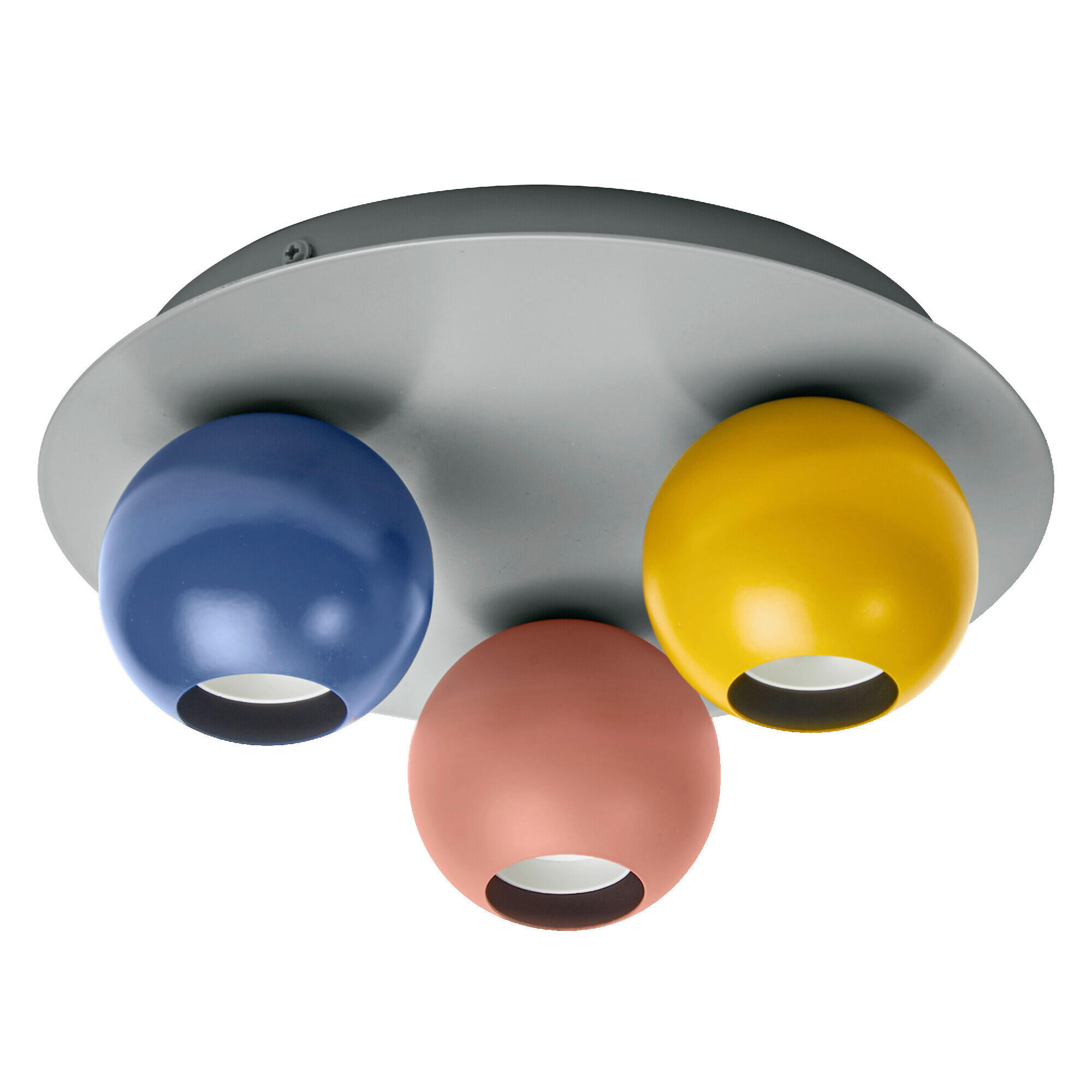 DECKENLEUCHTE 25/10.3 cm   - Design, Metall (25/10.3cm) - Osram