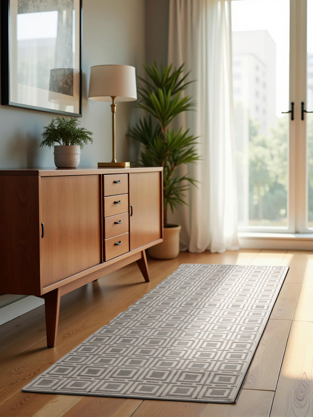 LÄUFER 80/240 cm Perles  - Creme, Design, Kunststoff (80/240cm) - Elle Decoration