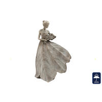 FIGÚRKA – ŽENA - alabastrová, Basics, plast (36.5/58.3/23.5cm)