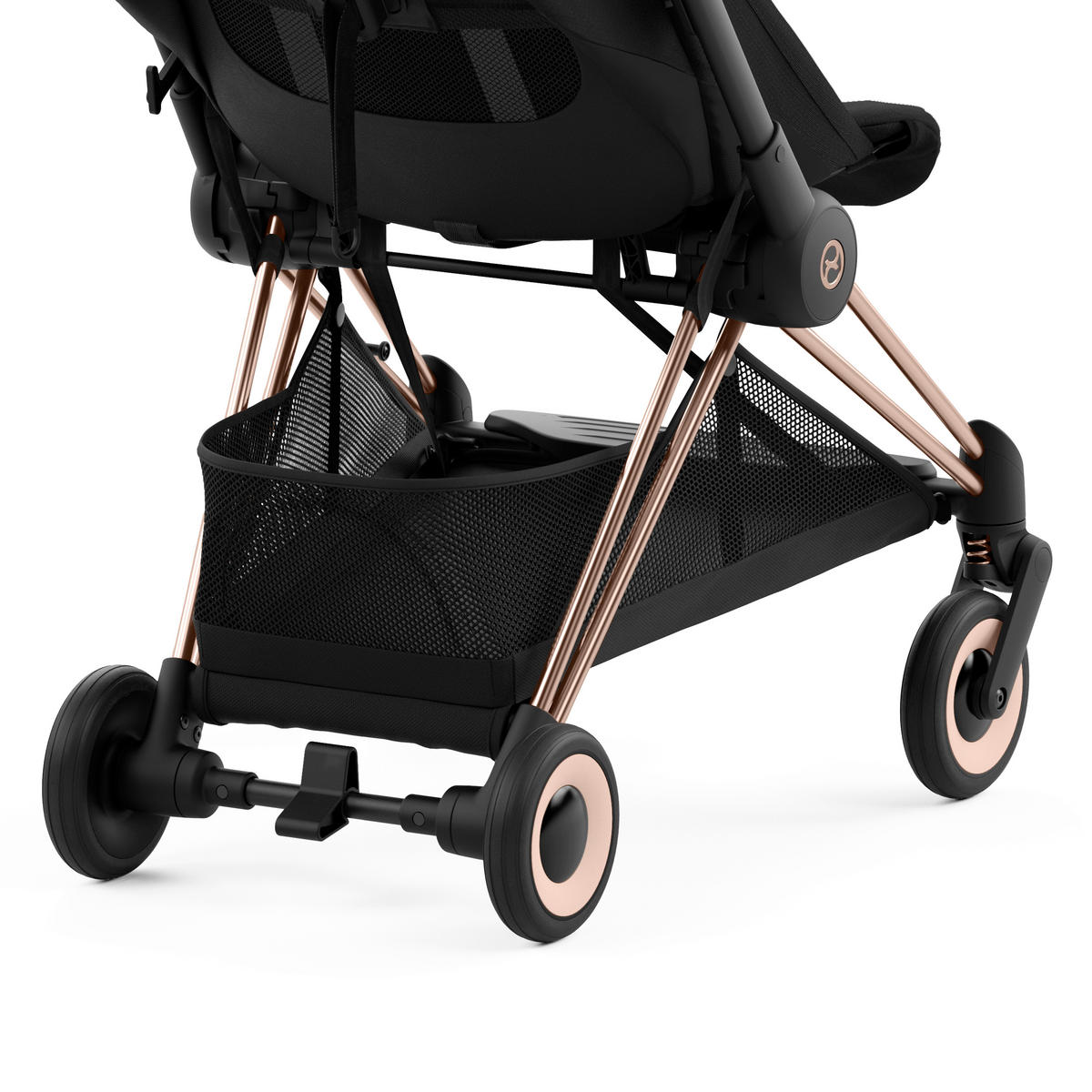 BUGGY Coya  - Roségold/Schwarz, Basics, Kunststoff/Textil (79/44/105cm) - cybex PLATINUM