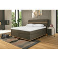 BOXSPRINGBETT 160/200 cm  in Eichefarben, Dunkelbraun  - Eichefarben/Dunkelbraun, Natur, Holz/Textil (160/200cm) - Linea Natura