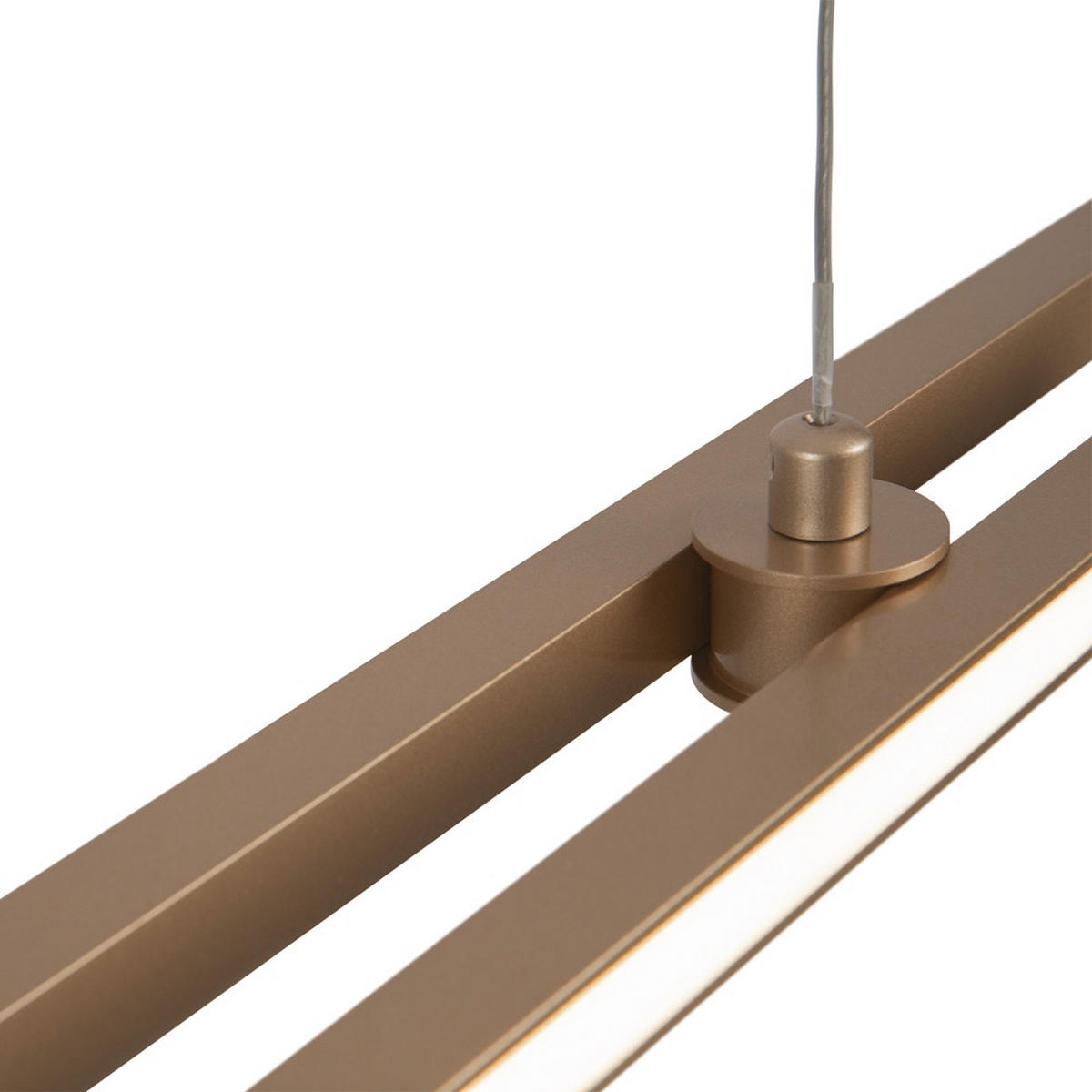 PENDELLEUCHTE 150/1,5/15,5 cm    - Messingfarben, Modern, Metall (150/1,5/15,5cm) - MAYTONI